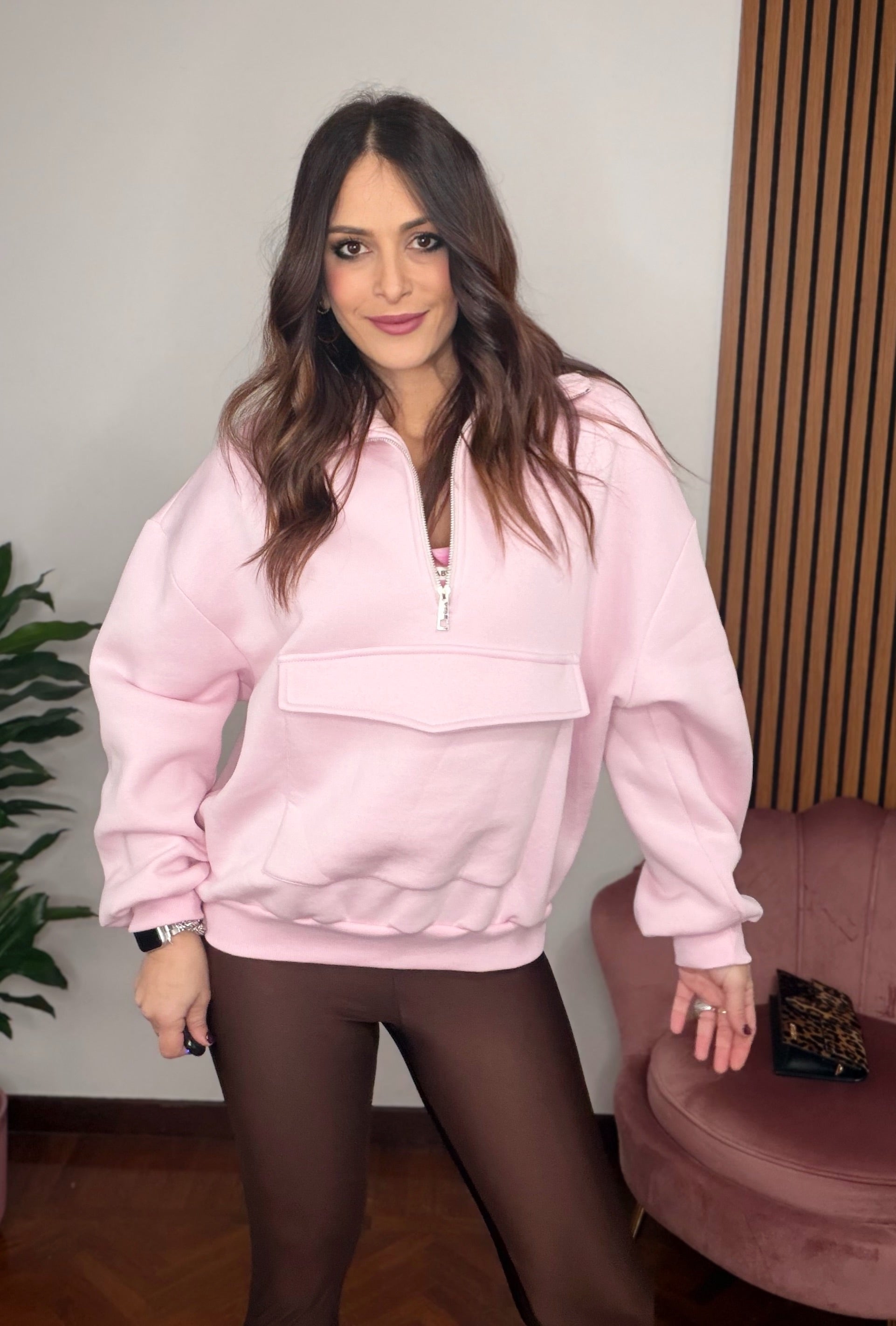 Felpa Lumina Siria Rosa