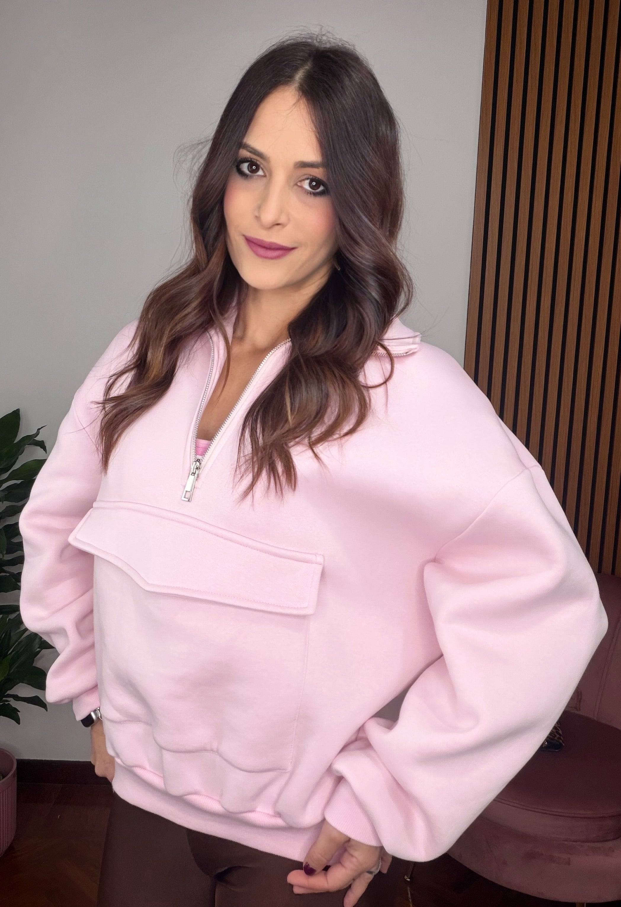 Felpa Lumina Siria Rosa
