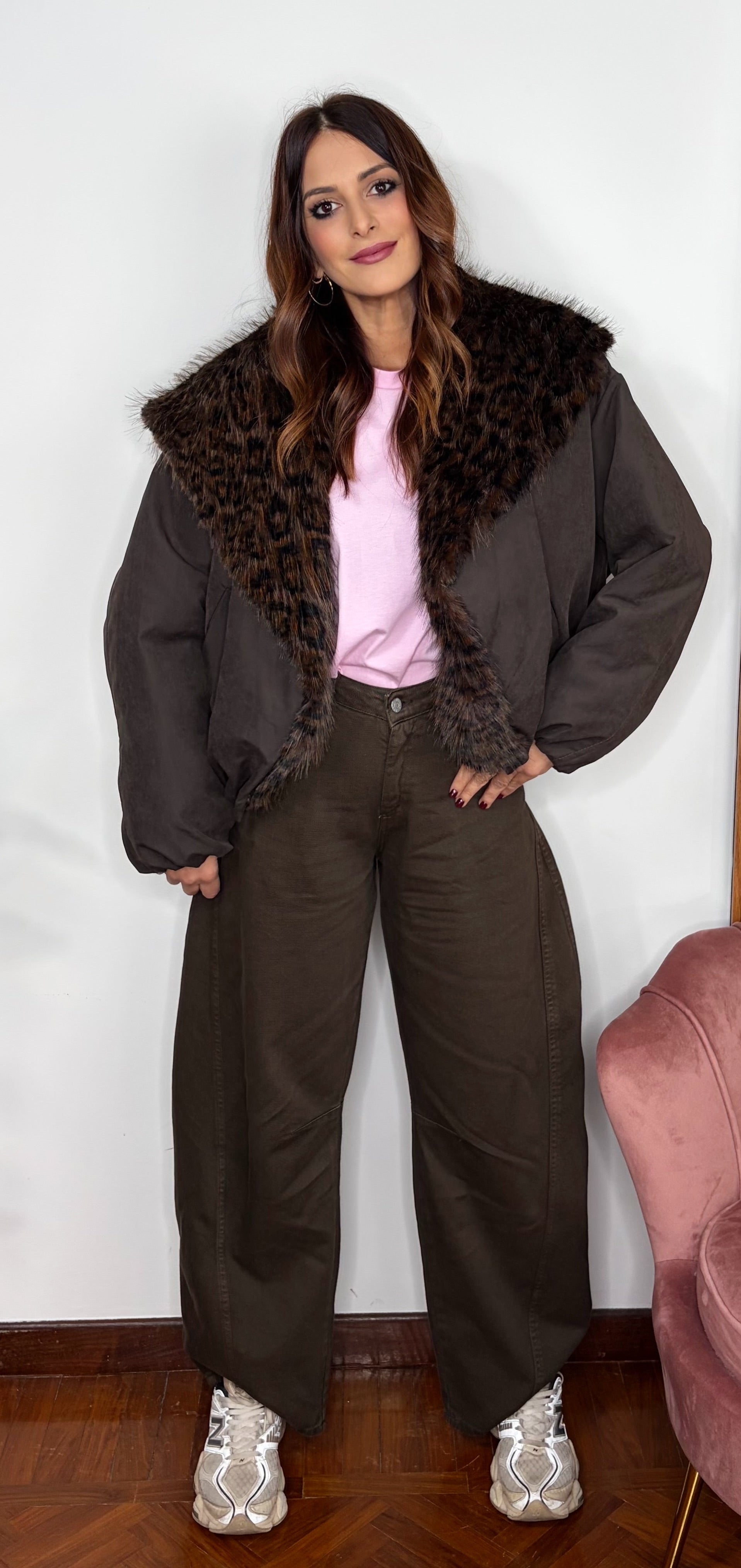 Pantalone Just Marrone