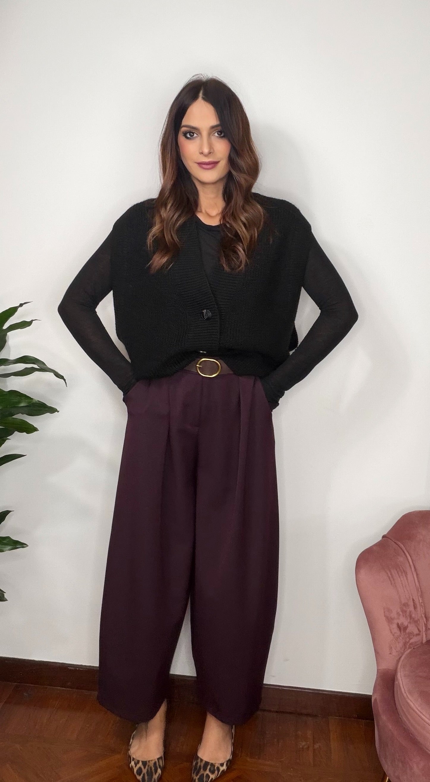 Pantalone Silvia Prugna
