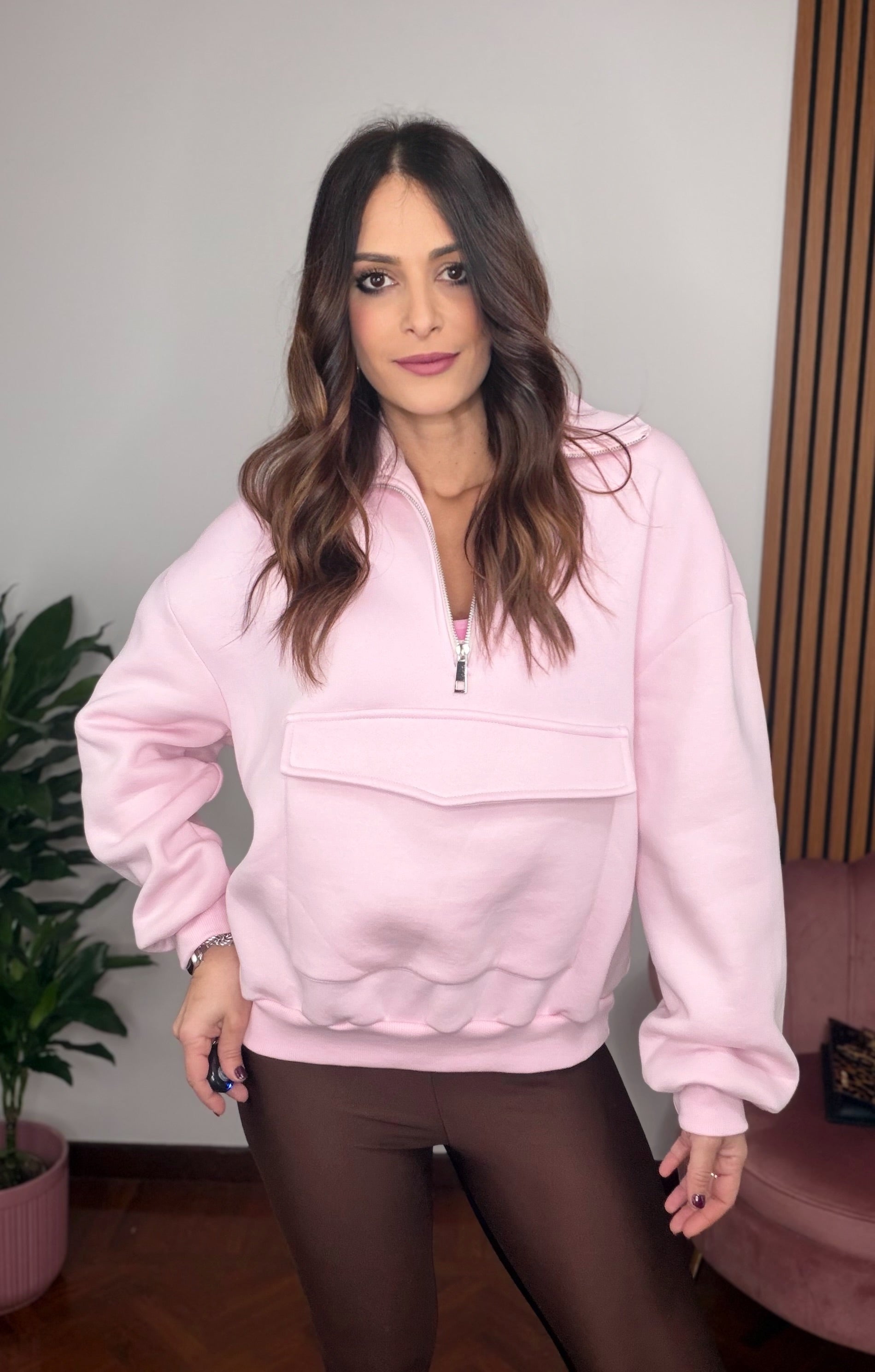 Felpa Lumina Siria Rosa