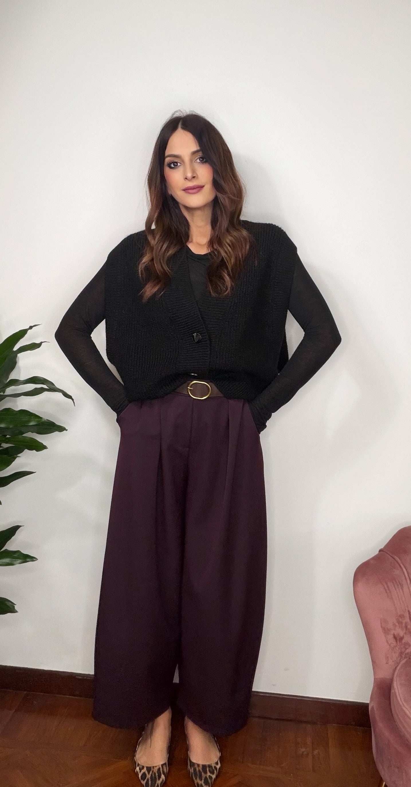 Pantalone Silvia Prugna