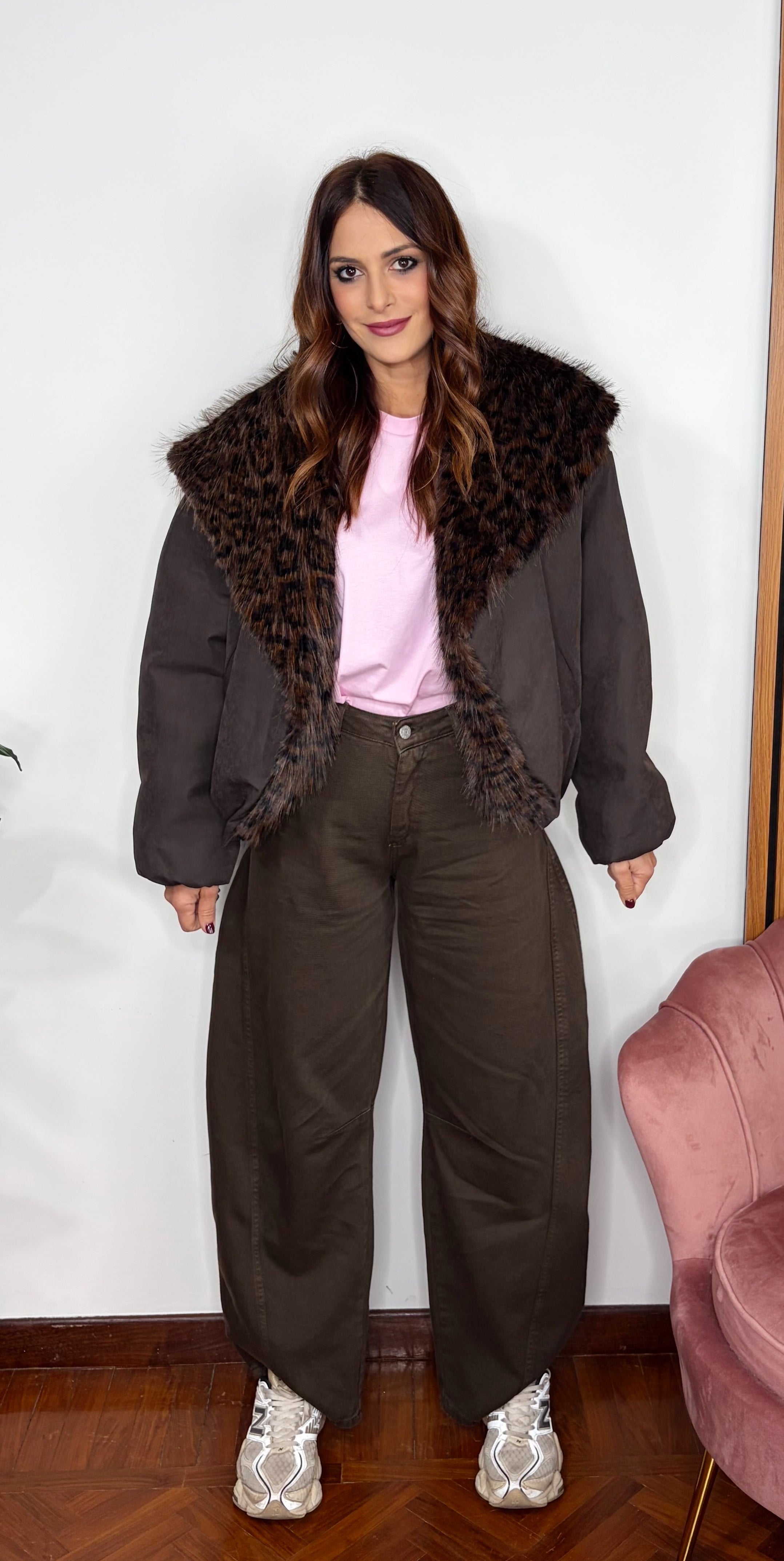 Pantalone Just Marrone