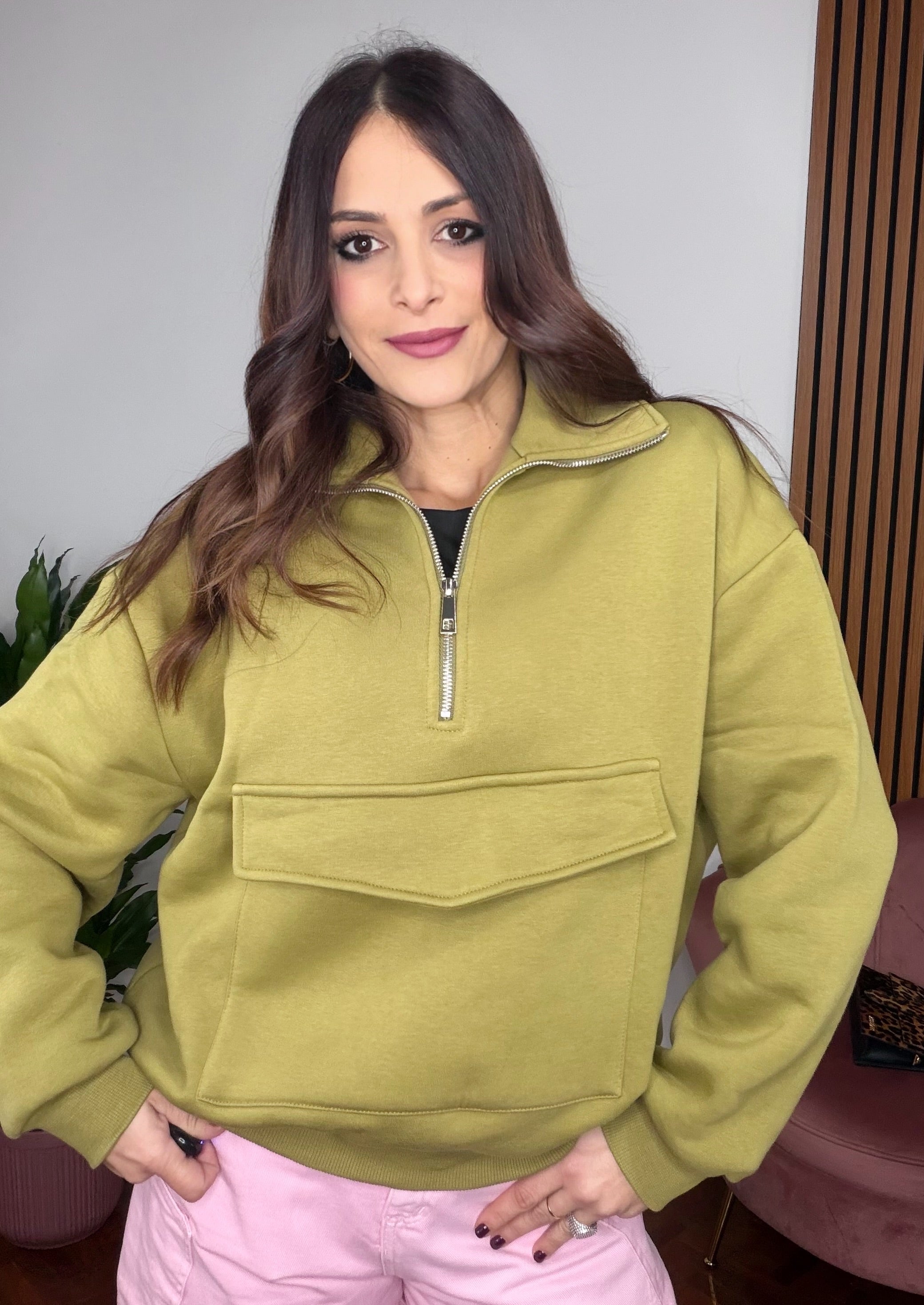 Felpa Lumina Siria Verde