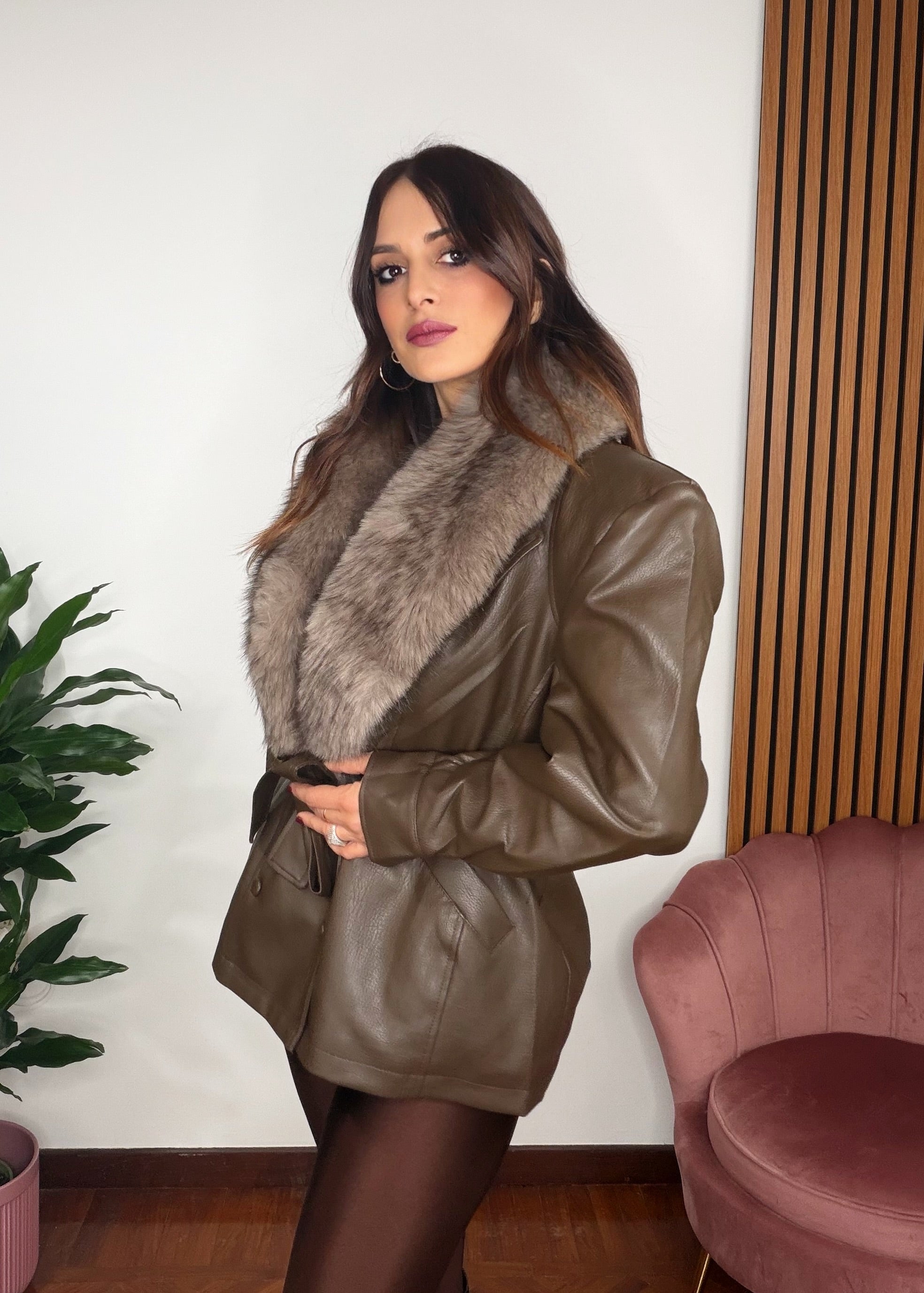 Giubbotto Penelope Marrone
