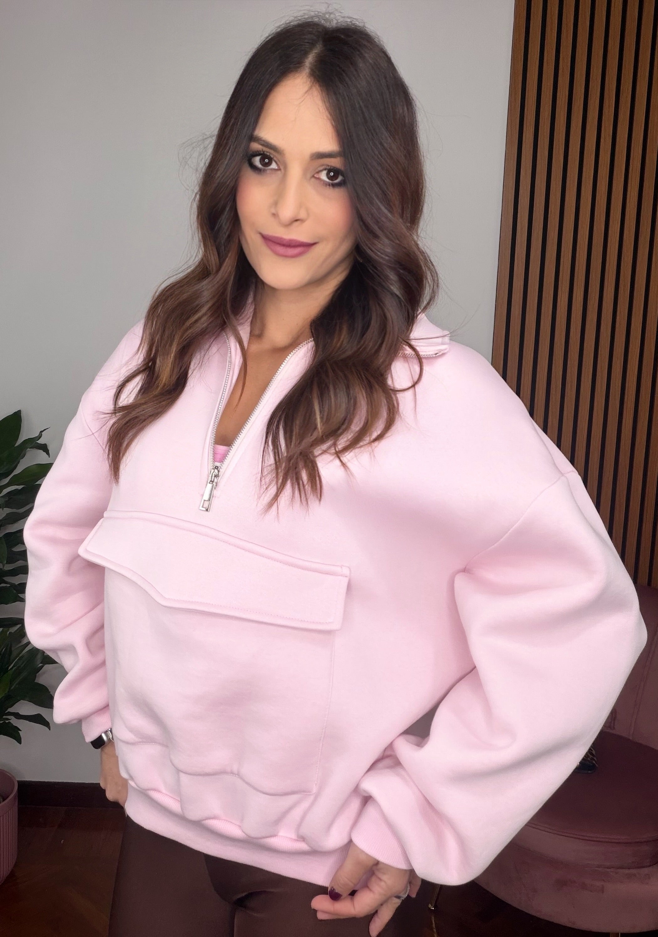 Felpa Lumina Siria Rosa