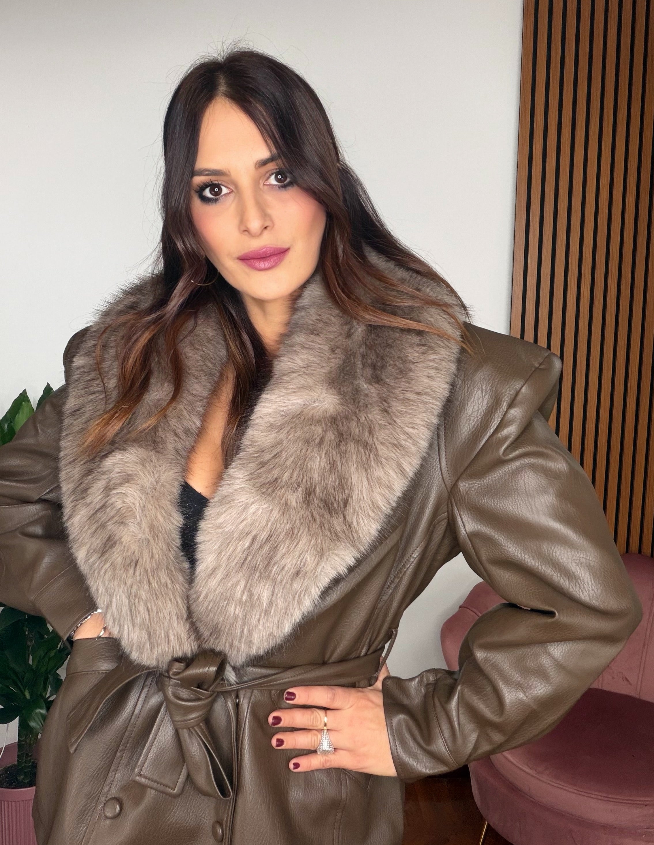 Giubbotto Penelope Marrone