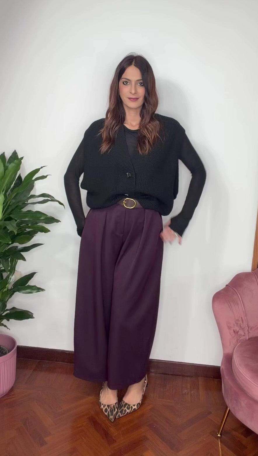 Pantalone Silvia Prugna